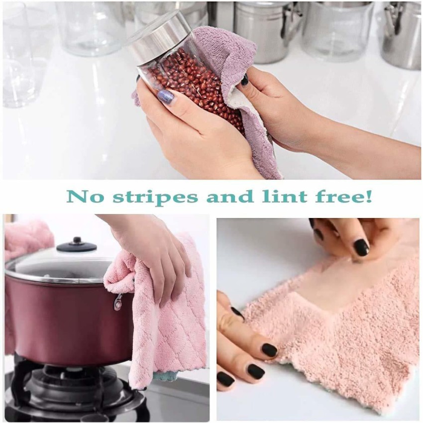 Kitchen Rags Microfiber Cleaning Cloth Dish Cloths Dish Towels