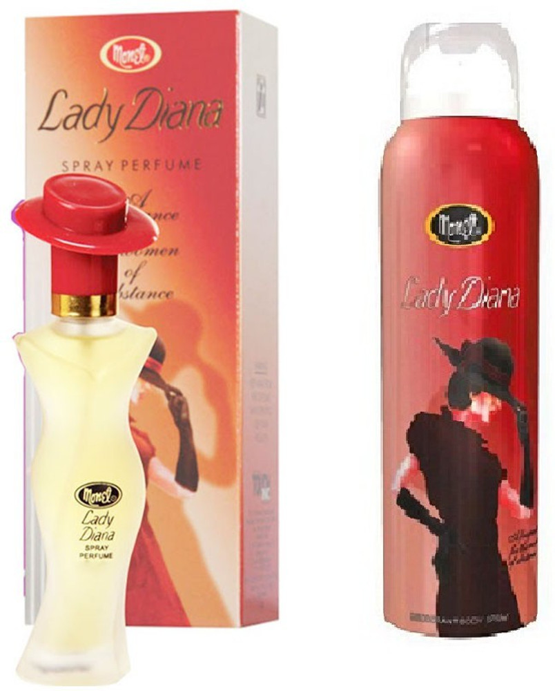 MONET Lady Diana Perfume 30 ml and Deodorant 150