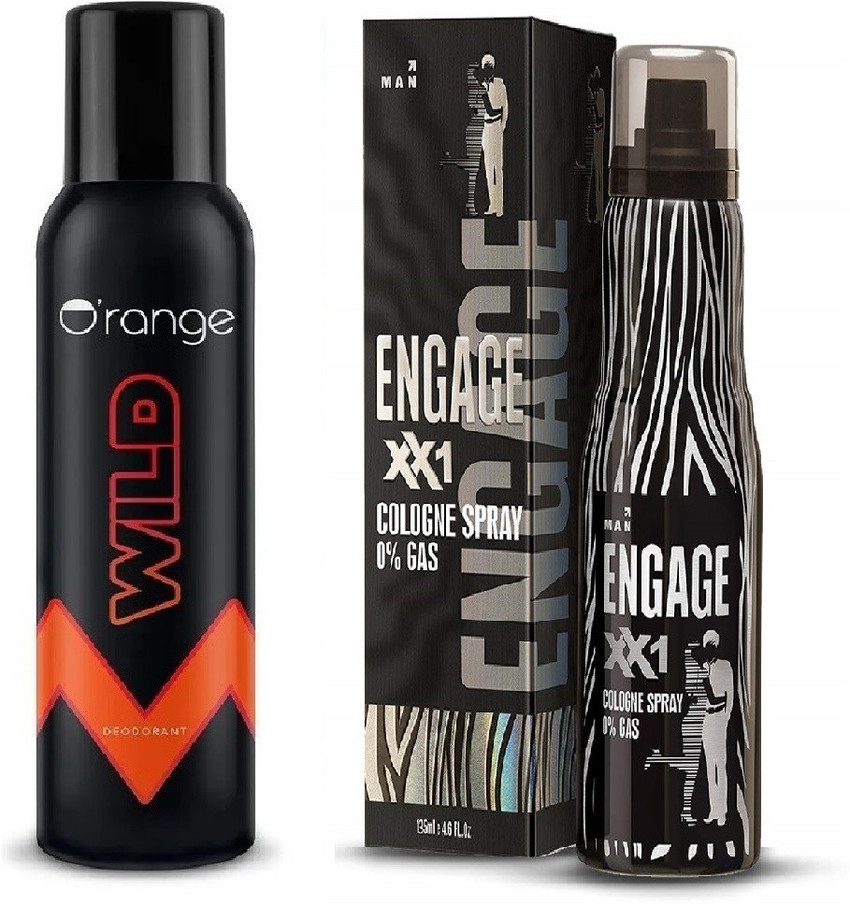 ORANGE Wild Engage XX1 Cologne Spray Deodorant Spray For Men