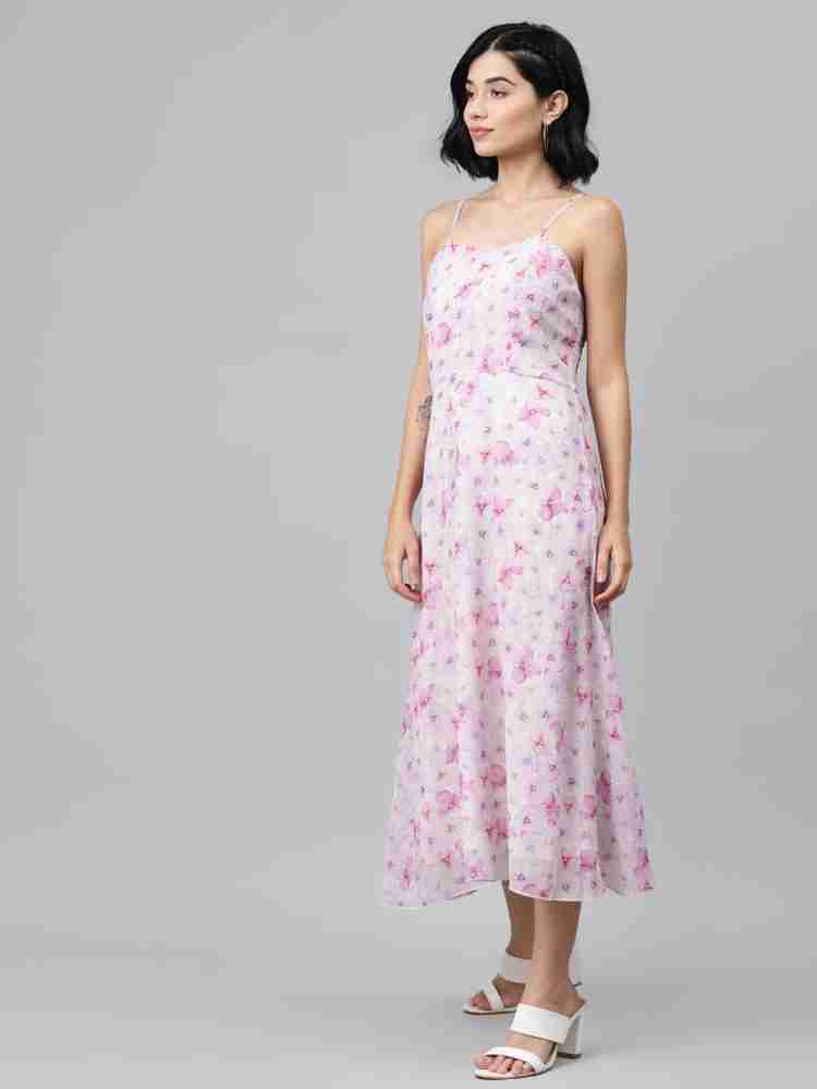 Buy Women Pink Floral Smocking Crop Top Online at Sassafras