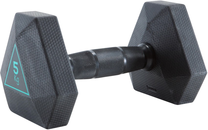 DOMYOS by Decathlon Hex Dumbbell 5 kg Fixed Weight Dumbbell Buy DOMYOS by Decathlon Hex Dumbbell 5 kg Fixed Weight Dumbbell Online at Best Prices in India Sports Fitness Flipkart