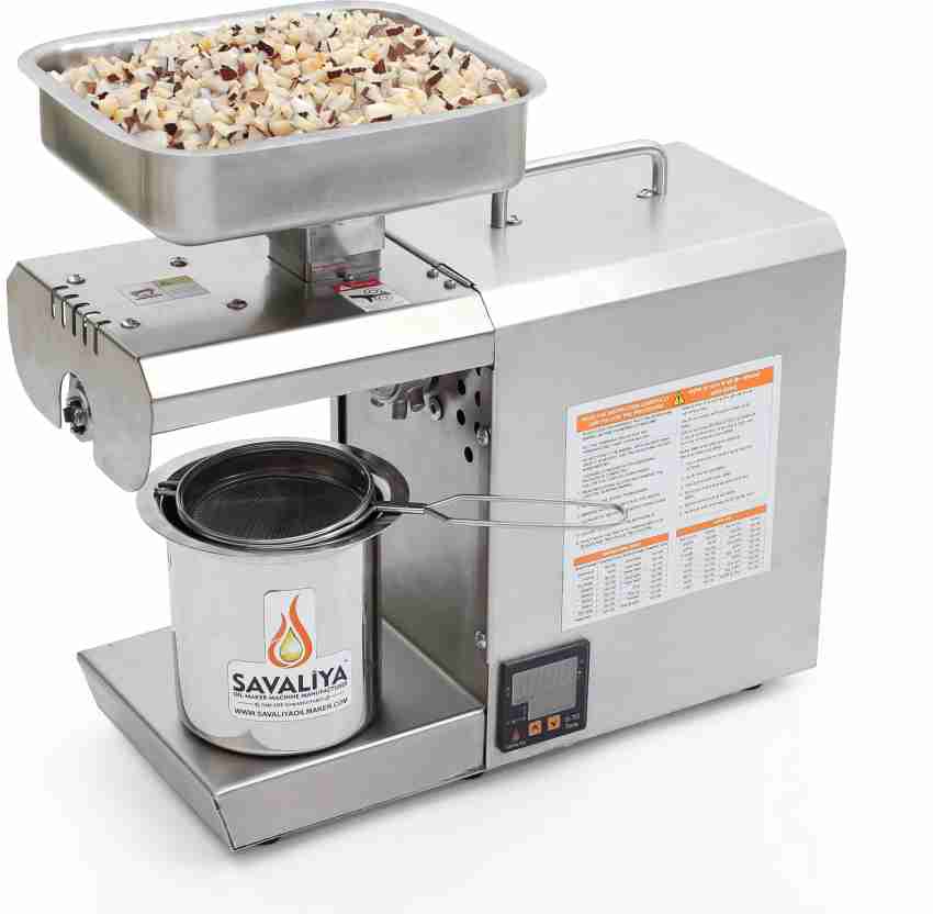 Savaliya Industries Oil Extraction Machine SI-400W, Oil Press Machine, Oil  Maker Machine -- Made in India 230 W Food Processor Price in India - Buy  Savaliya Industries Oil Extraction Machine SI-400W