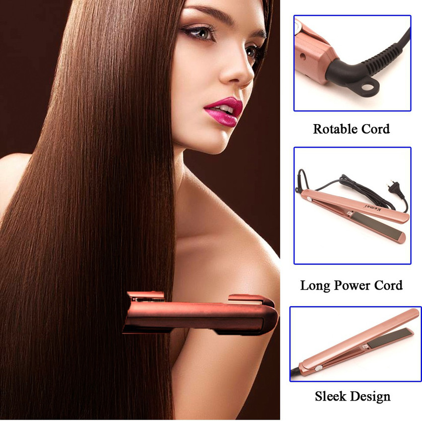 KMY Kemei km-1208 Professional hair Straightener Fast Flat Iron Straight  Hairstyle Styling Tools with EXCELLENT CERAMIC COATING HAIR STRAGHTENER Hair  Straightener Hair Straightener - KMY : Flipkart.com
