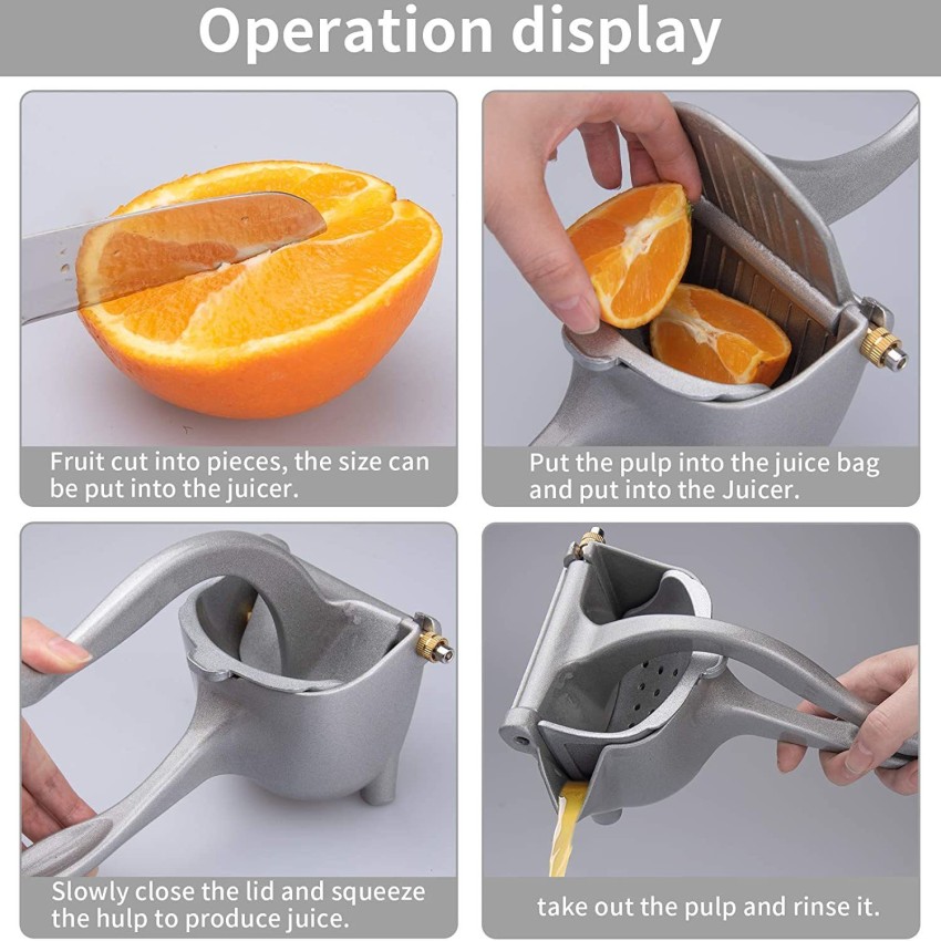 Lemon Squeezer Citrus Juicer Hand Press Heavy Duty Manual Squeeze Juice  Extractor Maker Orange Lime Grapefruit Presser 