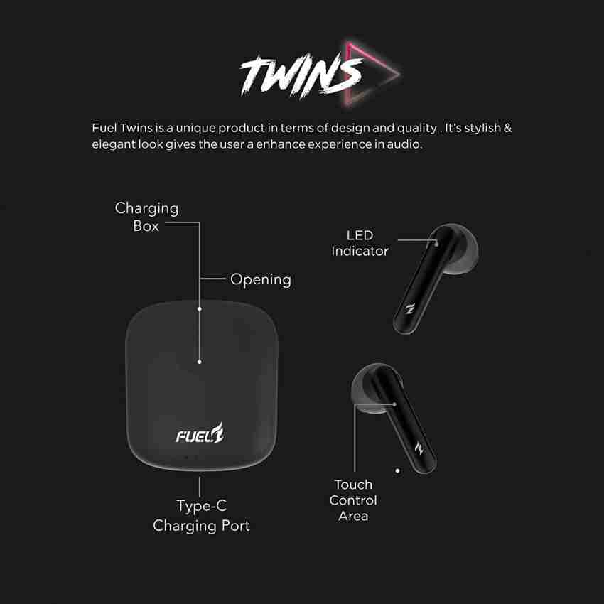 Fuel Truly Wireless Air Buds Bluetooth Headset Price in India