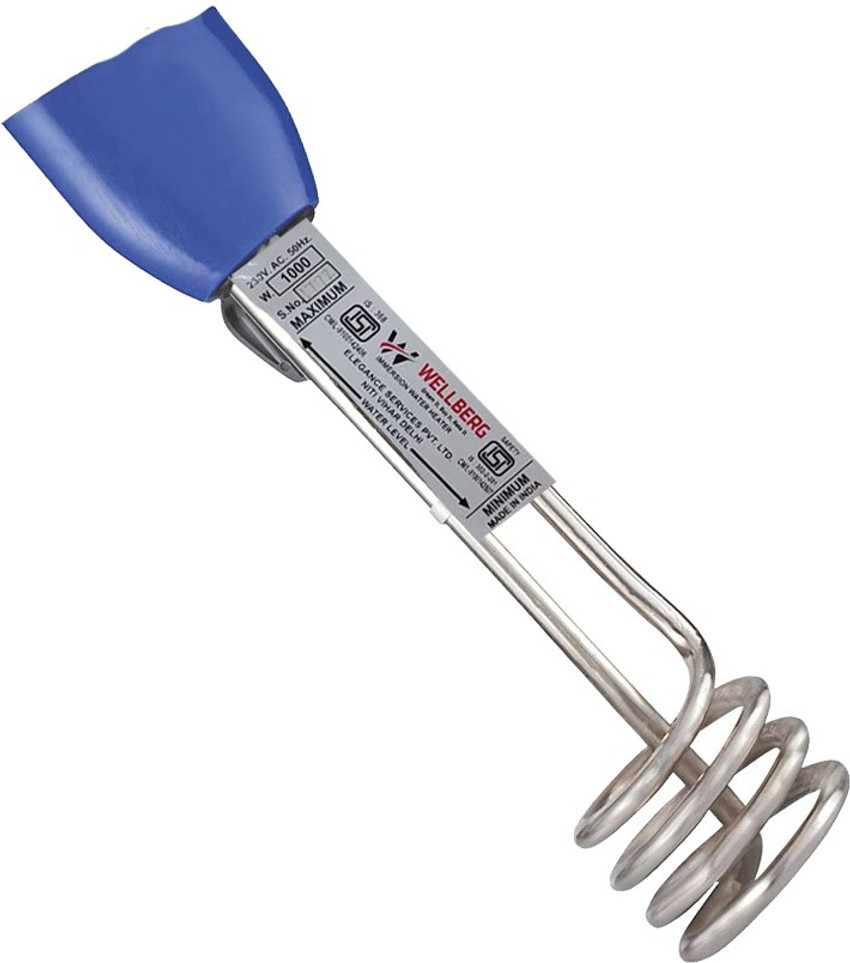 WELLBERG 1000 Watt Immersion Heater Rod for Instant Water Heating 1000 W  Immersion Heater Rod (Water proof) 1000 W Immersion Heater Rod Price in  India - Buy WELLBERG 1000 Watt Immersion Heater