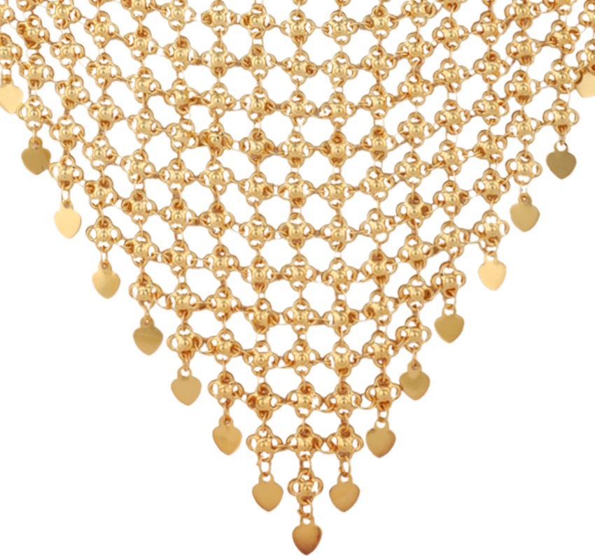 Mughal e azam gold store necklace design