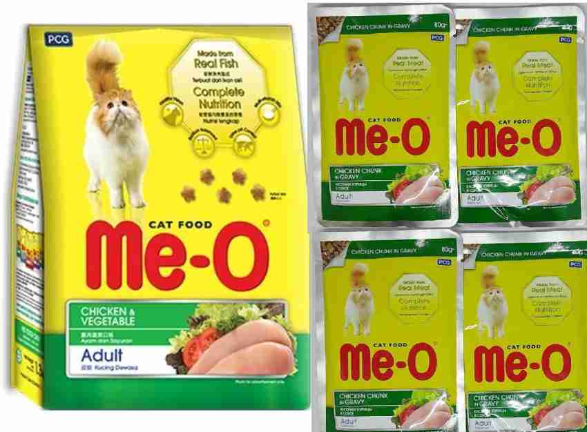 Me O meo adult cat combo dry gravy food by aquatica fishes 1