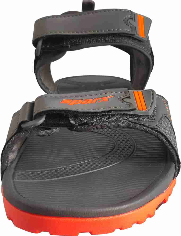 Sparx Men Grey Orange Sandals Buy Sparx Men Grey Orange