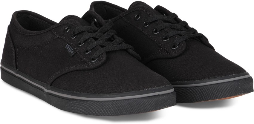 All black vans clearance for men