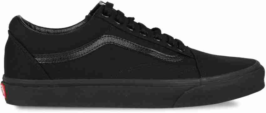 Old school vans store all black