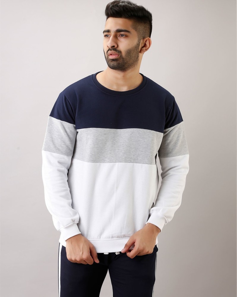 CLOTHING CULTURE Full Sleeve Color Block Men Sweatshirt Buy CLOTHING CULTURE Full Sleeve Color Block Men Sweatshirt Online at Best Prices in India Flipkart