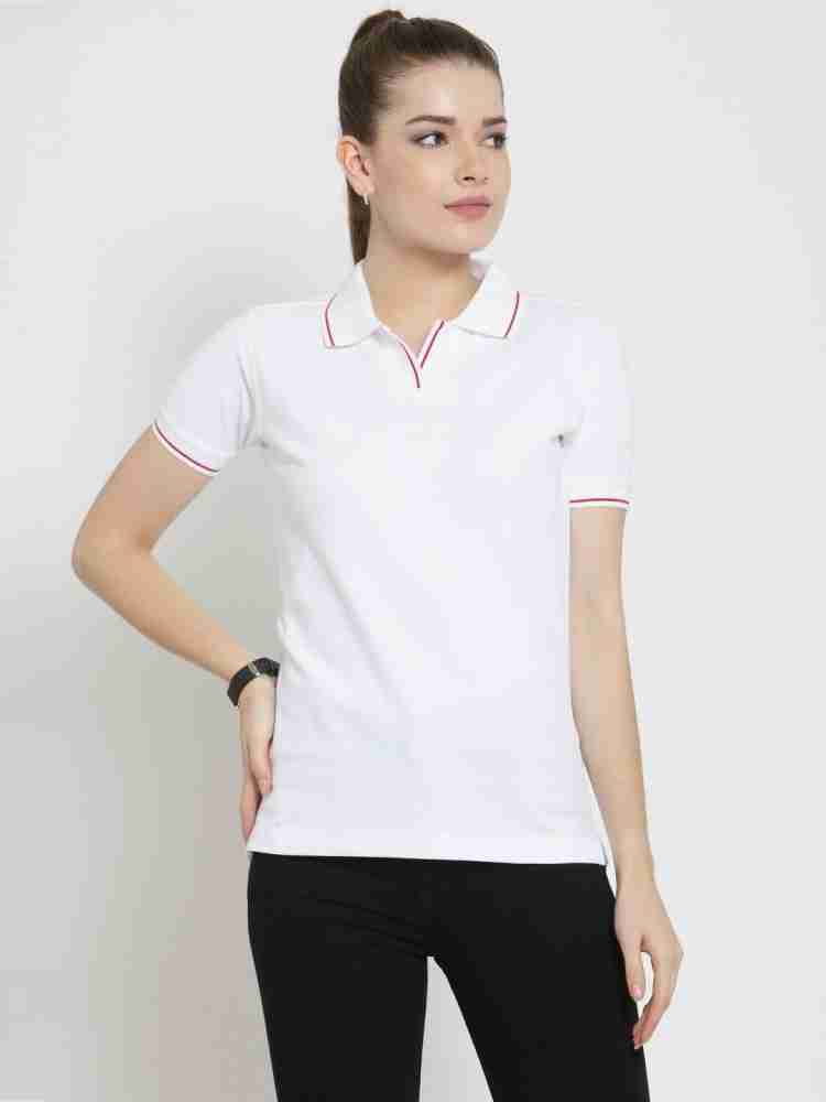 white polo t shirt women