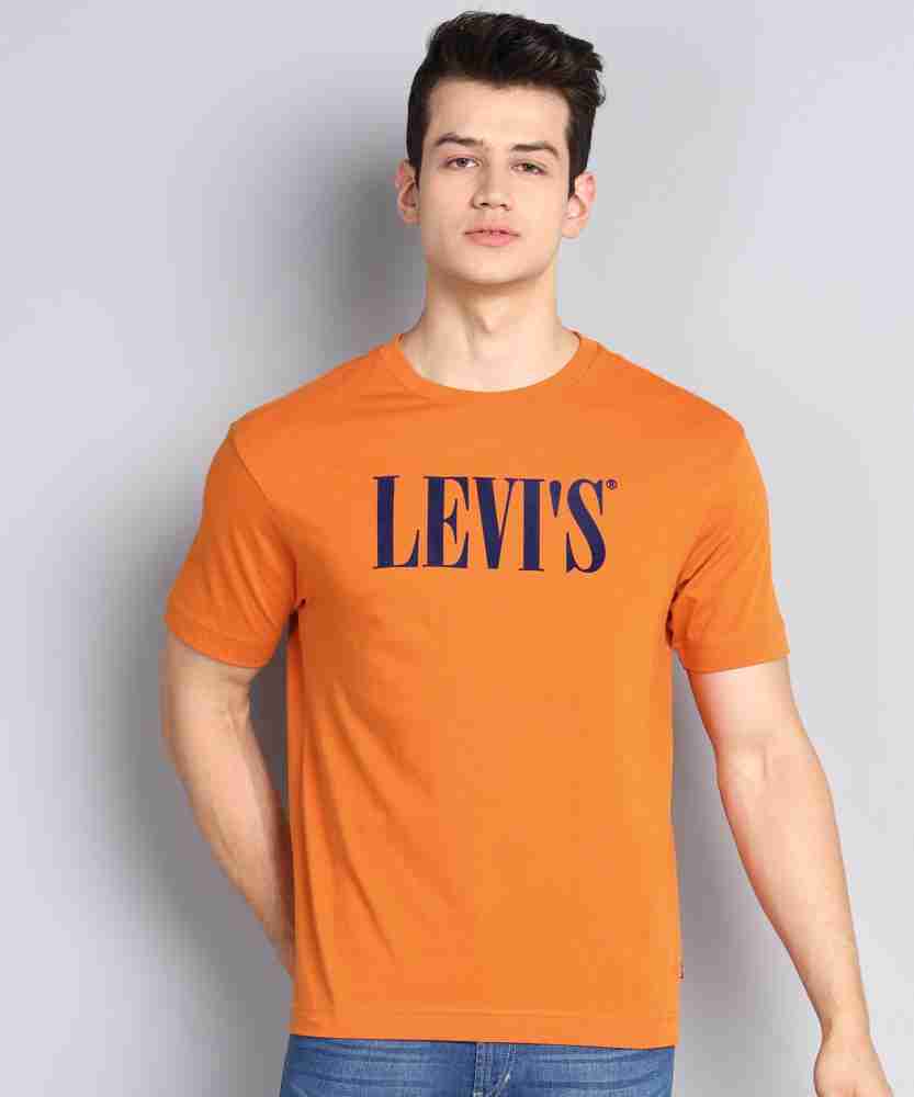 levis t shirt orange