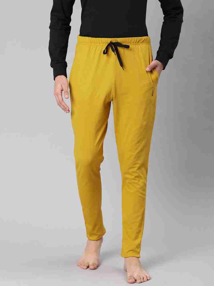 Yellow track hotsell pants mens