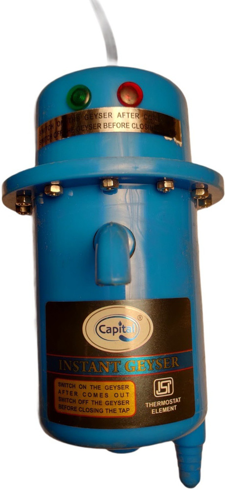 Capital 1 L Instant Water Geyser (PORTABLE GEYSER, Blue) Price in India -  Buy Capital 1 L Instant Water Geyser (PORTABLE GEYSER, Blue) online at  Flipkart.com