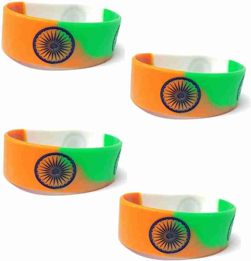 Zebnic Indian Flag Designer Rubber Bands Men Women Price in India Buy Zebnic Indian Flag Designer Rubber Bands Men Women online at Flipkart