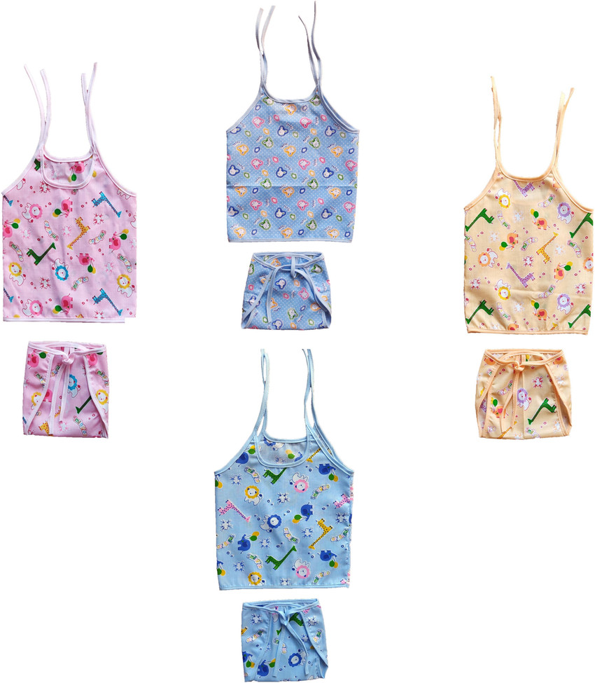 MOM SON New Born Baby Boy s Baby Girl s Summer Dress Cotton