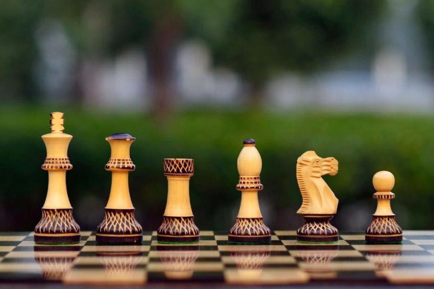 Chess board and chess pieces by Devanath