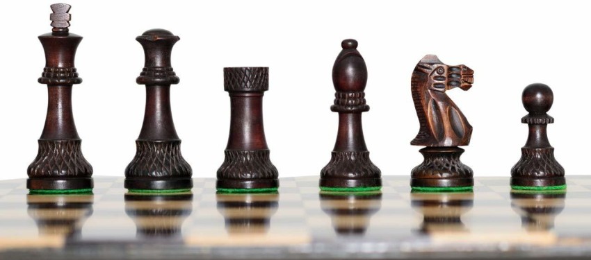 Chess board and chess pieces by Devanath