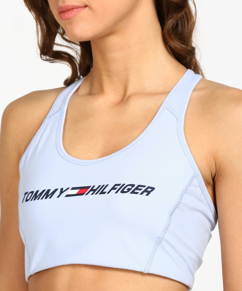 TOMMY HILFIGER Tommy Hilfeger Womens Racerback Sleeveless T-Shirt Women  Sports Lightly Padded Bra - Buy TOMMY HILFIGER Tommy Hilfeger Womens  Racerback Sleeveless T-Shirt Women Sports Lightly Padded Bra Online at Best  Prices