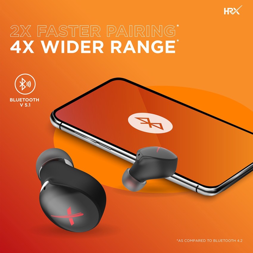 HRX X Drops 16G with Quick Touch Technology Bluetooth Headset