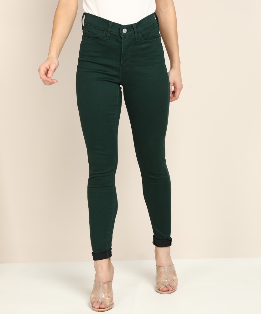 Dark green hotsell levi jeans