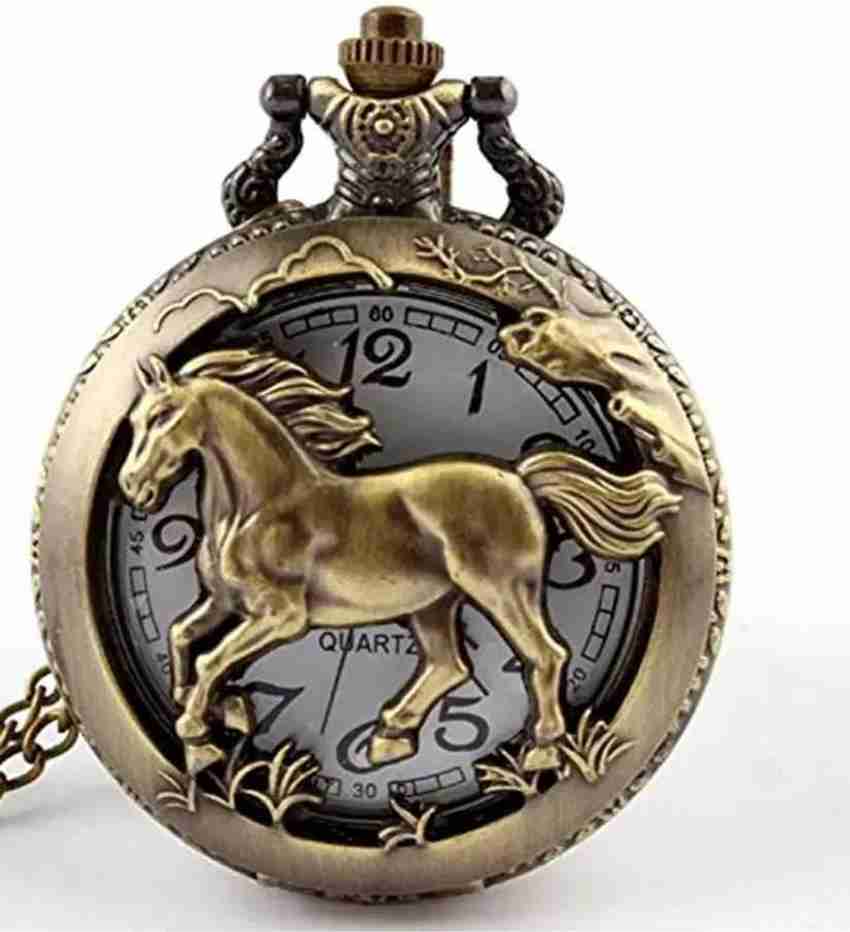 Horse pocket watch clearance