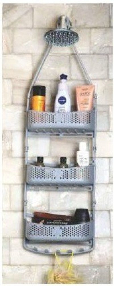Happy date Shower Corner Shelf Caddy Shower Organizer Corner No Drill  Shower Storage Rust Proof Bathroom Corner Wall Shelf Shampoo Holder 