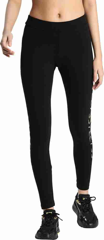 PUMA Printed Women Black Tights - Buy PUMA Printed Women Black Tights  Online at Best Prices in India