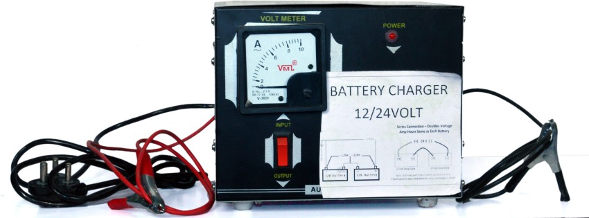 ankit mart Car Battery Charger 12V/24v Battery Charger all in one