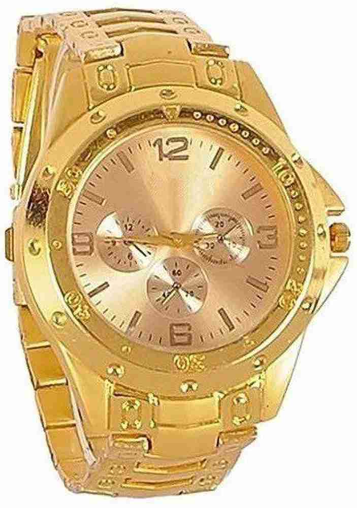 Varni Fashion Varni Fashion Designer Full Gold Metal Strap Gold