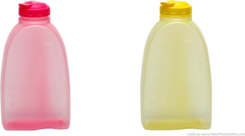 Proberos Water Bottles for Kids 1 Litre BPA Free Motivational Water Bottle  with Straw Reminder Gym
