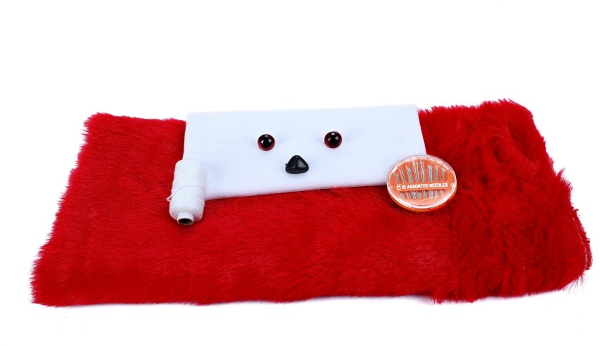 PRANSUNITA Complete Soft Toy Teddy Bear Making Kit – Includes Fur