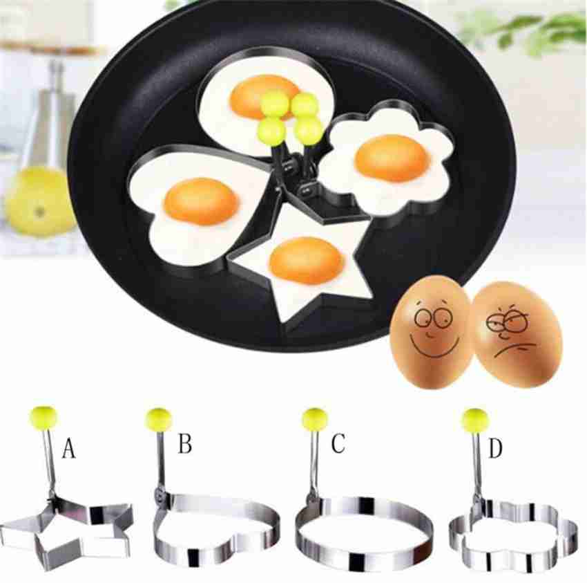 1pc Round-shaped Stainless Steel Fried Egg Pancake Shaper Omelette