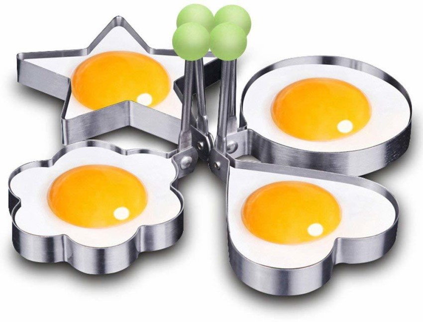 2-pack, Egg Rings, Stainless Steel Pancake Mold Set, Ring Molds for  Cooking,Egg Cooker, Eggs Maker Mold, Make the Perfect Pancake Breakfast  Sandwiches