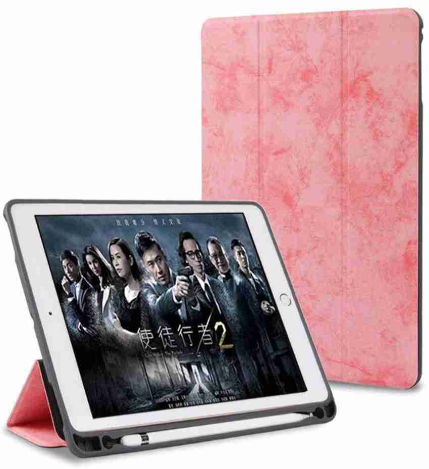 MoKo for iPad 10.2 Case iPad 9th Generation 2021 / 8th Generation 2020 /  7th Generation 2019 Case with Pen Holder, Soft TPU Smart Stand Back Cover