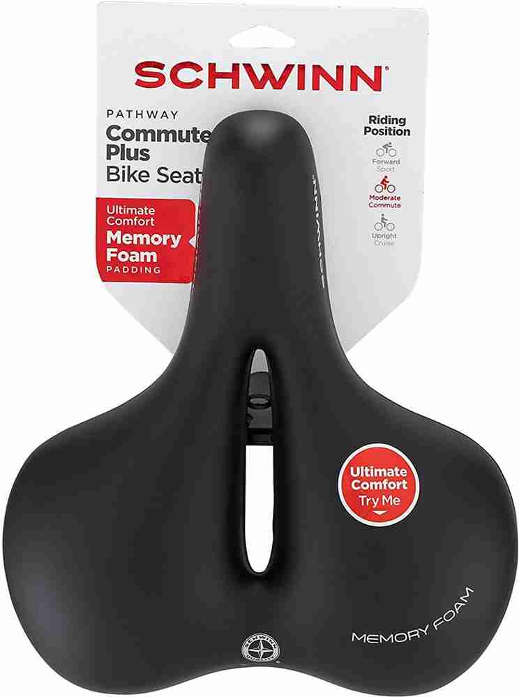 Schwinn commute pathway foam bicycle discount saddle