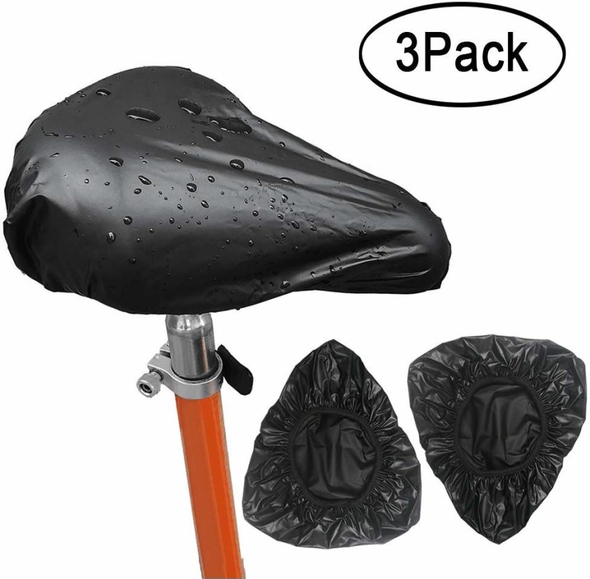 Kulannder Waterproof Bike Saddle Cover in Black Bicycle Seat Rain