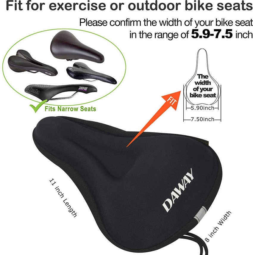 Daway comfortable sales bike seat