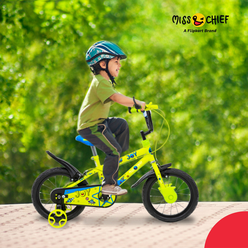 Miss Chief Joy Durable 85 Semi Assembled Kids Bicycle with Steel Rim 14T 14 T BMX Cycle Price in India Buy Miss Chief Joy Durable 85 Semi Assembled Kids