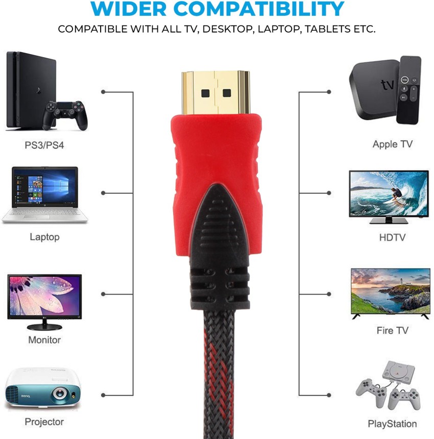 Câble HDMI 1.4 Highspeed 1m