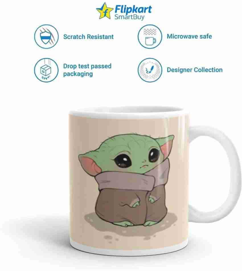 Sippy Sip Mug Baby Yoda Mug Baby Yoda New Ceramic Mug L18 White