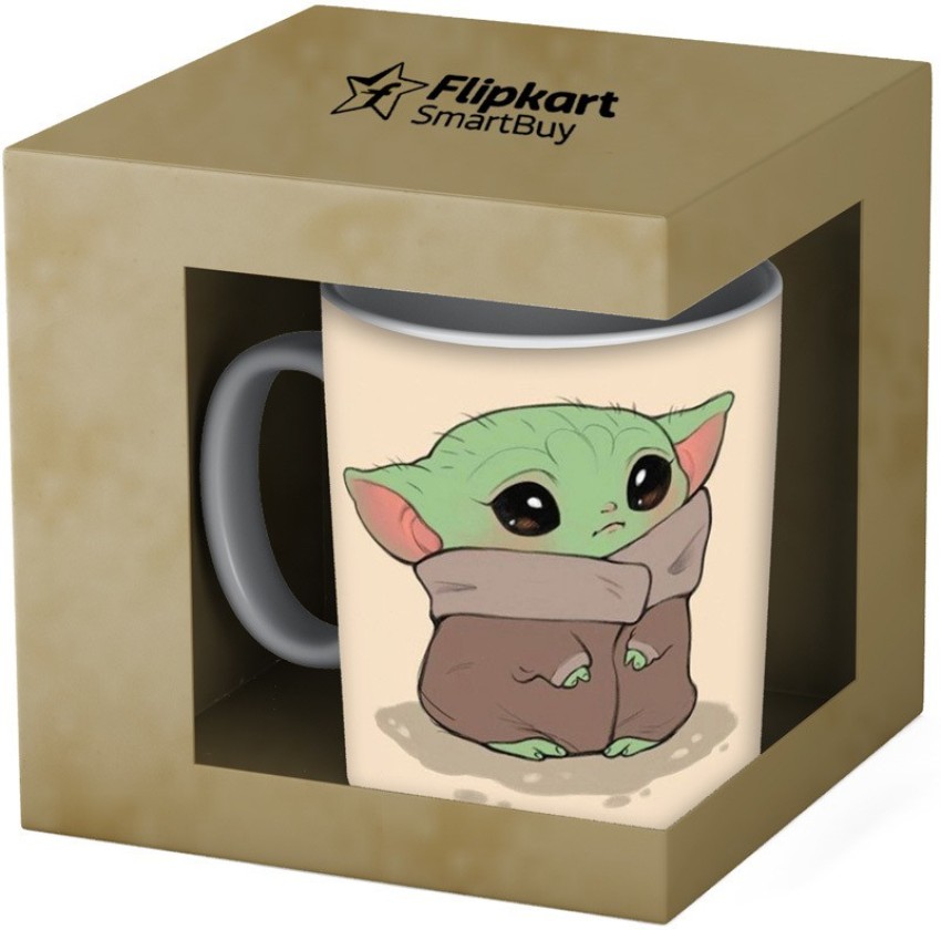 Sippy Sip Mug Baby Yoda Mug Baby Yoda New Ceramic Mug L18 White