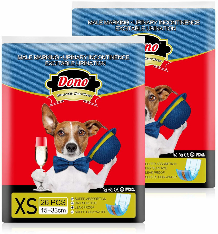 Diapers for male dogs with incontinence cheap