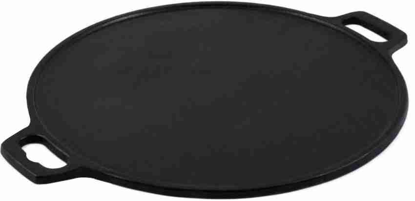 Rock Tawa Dosa Tawa 14 Inch Pre-Seasoned Cast Iron Skillet