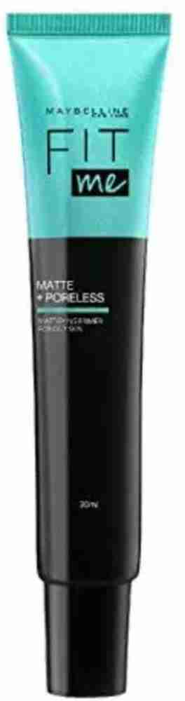 MAYBELLINE NEW YORK FIT ME MATTE+PORELESS PRIMER Primer - 30 ml - Price in  India, Buy MAYBELLINE NEW YORK FIT ME MATTE+PORELESS PRIMER Primer - 30 ml  Online In India, Reviews, Ratings
