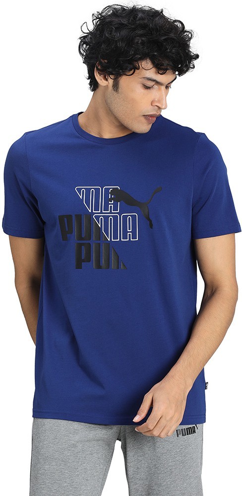 PUMA Graphic Print Men Round Neck Blue T Shirt Buy PUMA Graphic Print Men Round Neck Blue T Shirt Online at Best Prices in India Flipkart