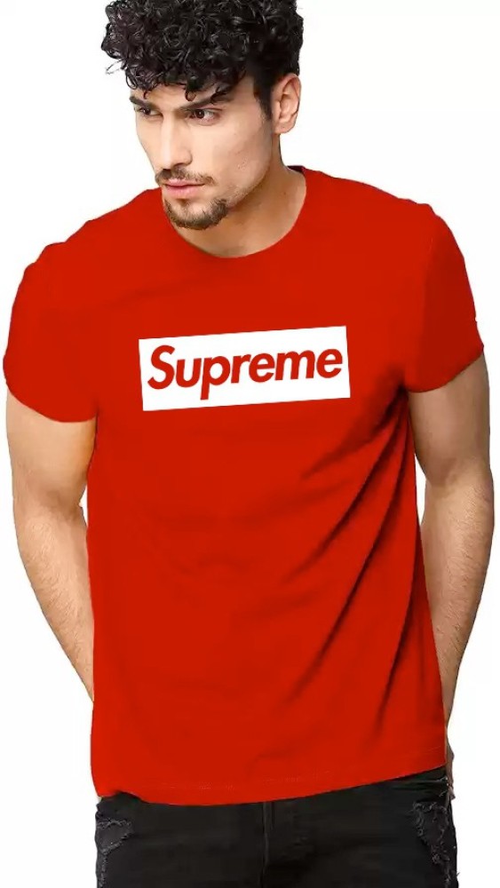 Supreme Men's T-Shirt - Red - L