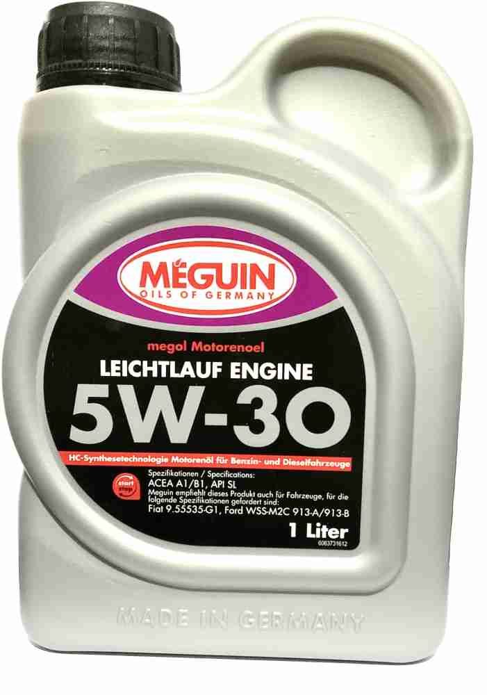Meguin 6373 MEGUIN MEGOL MOTORENOEL LEICHTLAUF - 5W30 Full-Synthetic Engine  Oil Price in India - Buy Meguin 6373 MEGUIN MEGOL MOTORENOEL LEICHTLAUF -  5W30 Full-Synthetic Engine Oil online at